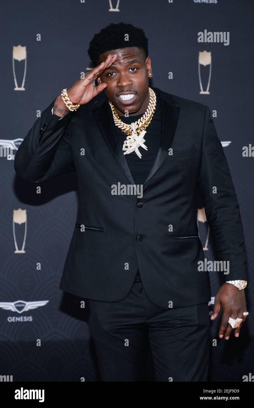 MIAMI, FL FEBRUARY 1 Caswell Senior aka Casanova attends the 2020