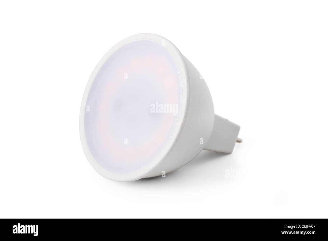 Led light bulb for spot light isolated on white background Stock Photo