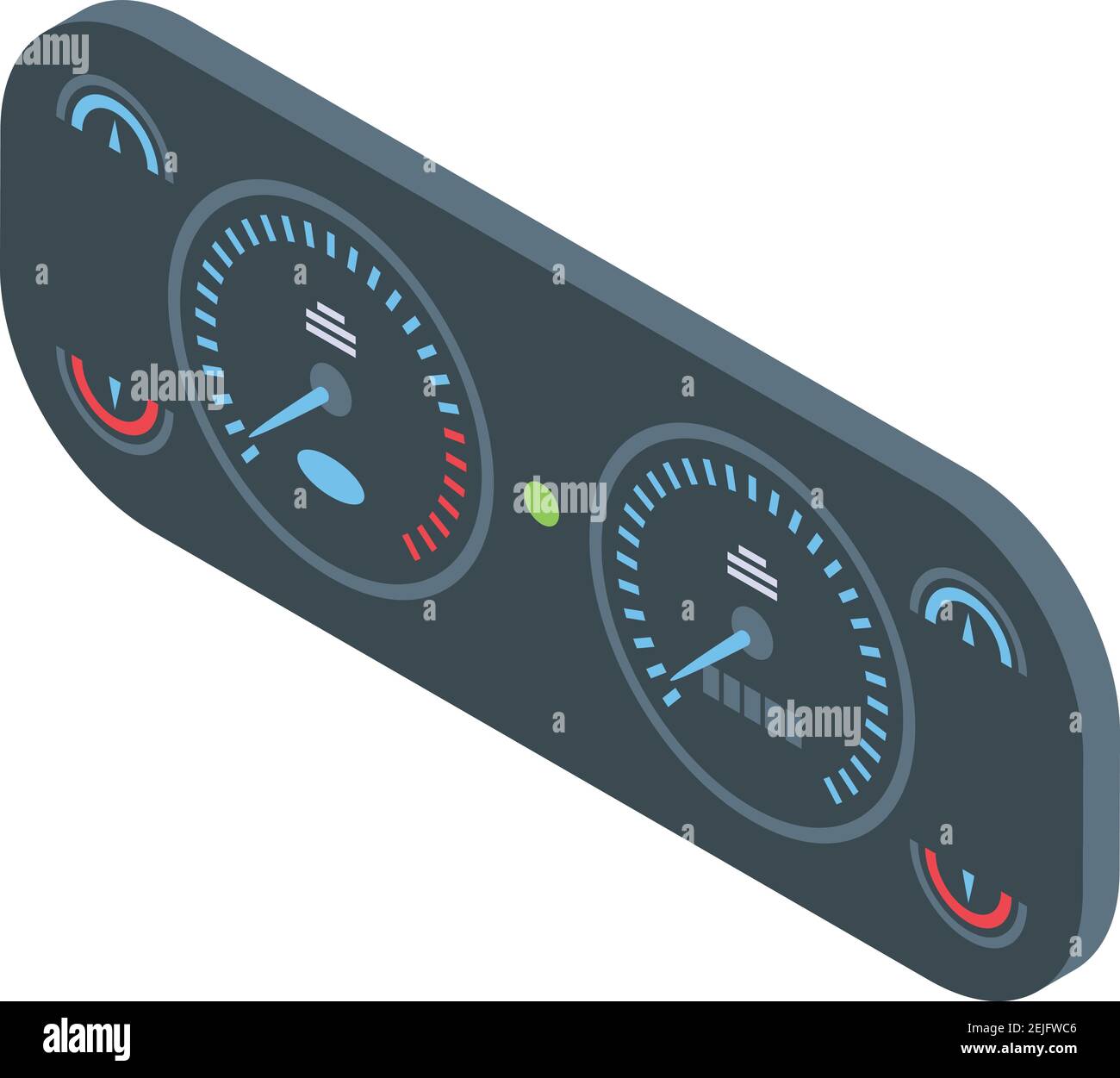 Car control dashboard icon. Isometric of car control dashboard vector ...