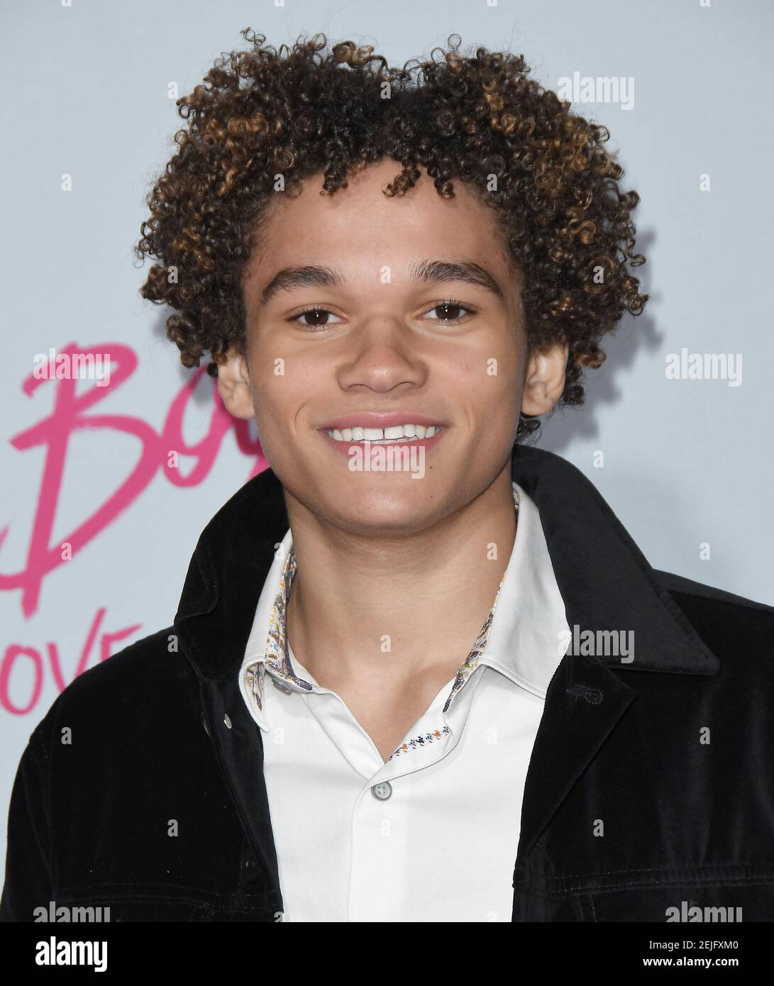 Armani Jackson arrives at the Netflix's TO ALL THE BOYS P.S. I STILL