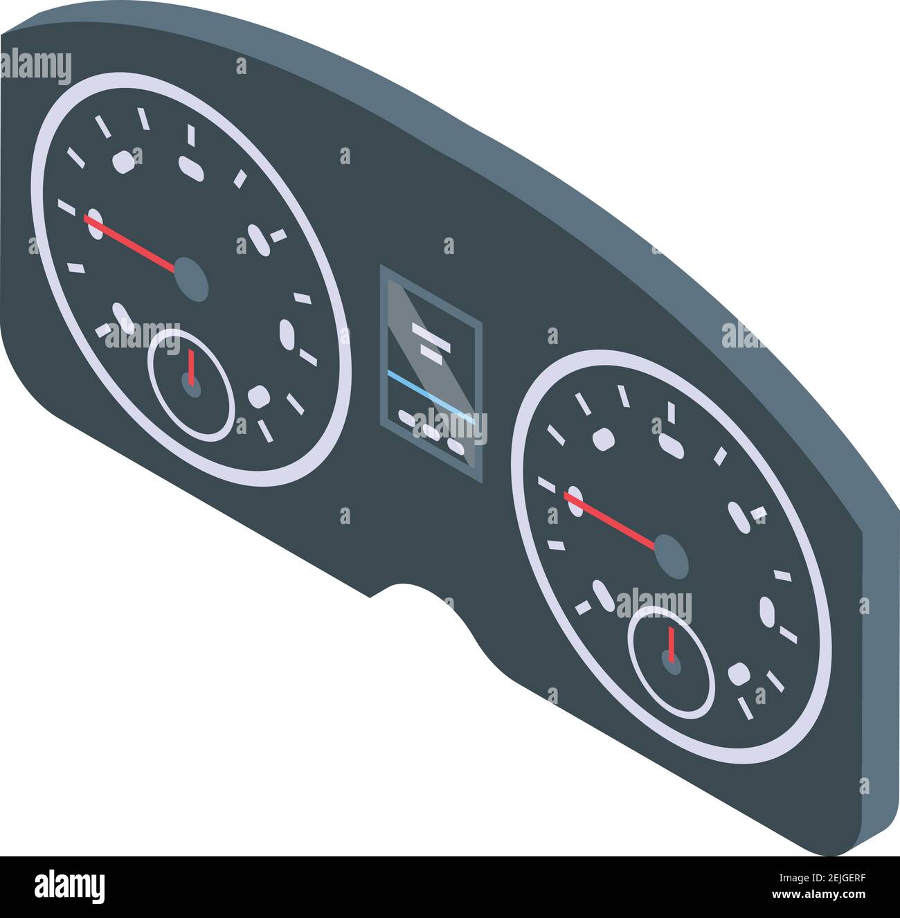 Dashboard panel icon. Isometric of dashboard panel vector icon for web ...