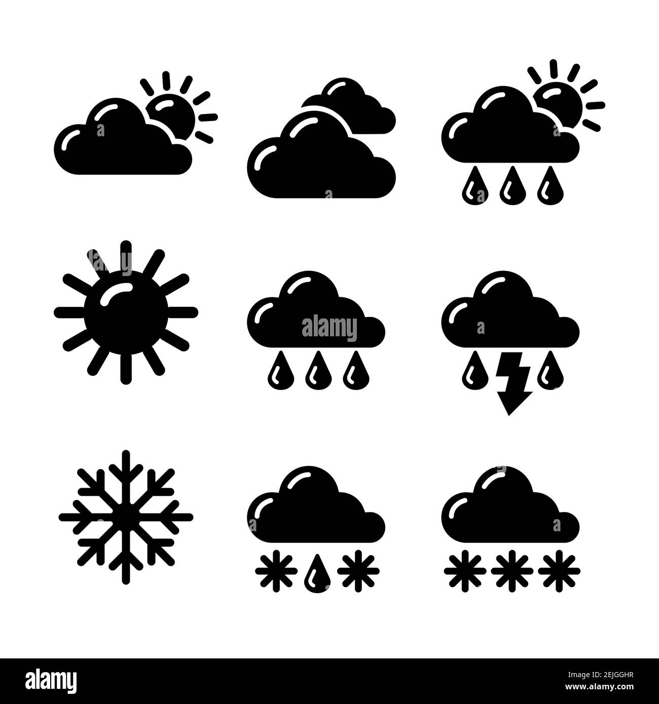 Meteo icons hires stock photography and images Alamy