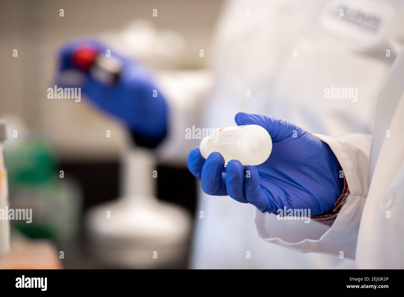 Aldatu Biosciences in Watertown, has developed a rapid test for COVID-19 detection called PANDAA qDx™ SARS-CoV-2 being used in Boston. Stock Photo