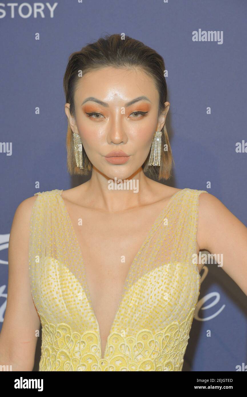 Jessica Wang attends the 2020 amfAR New York Gala in New York City ...