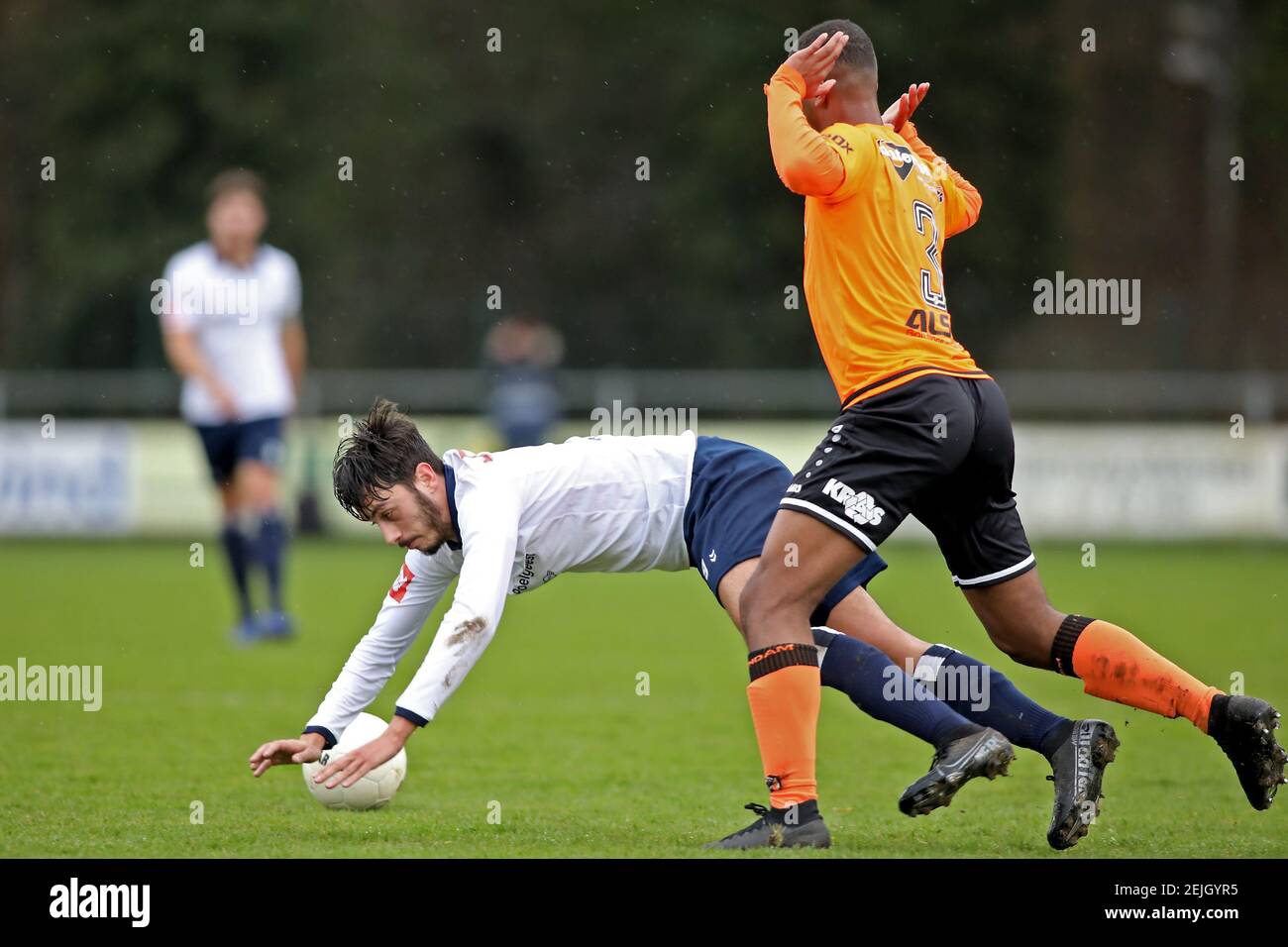 HAARLEM, 08-02-2020, Football, Sportcomplex HFC, season 2019 / 20120, Dutch Tweede Divisie, During the game vs (Photo by Pro Shots/Sipa USA) Stock Photo
