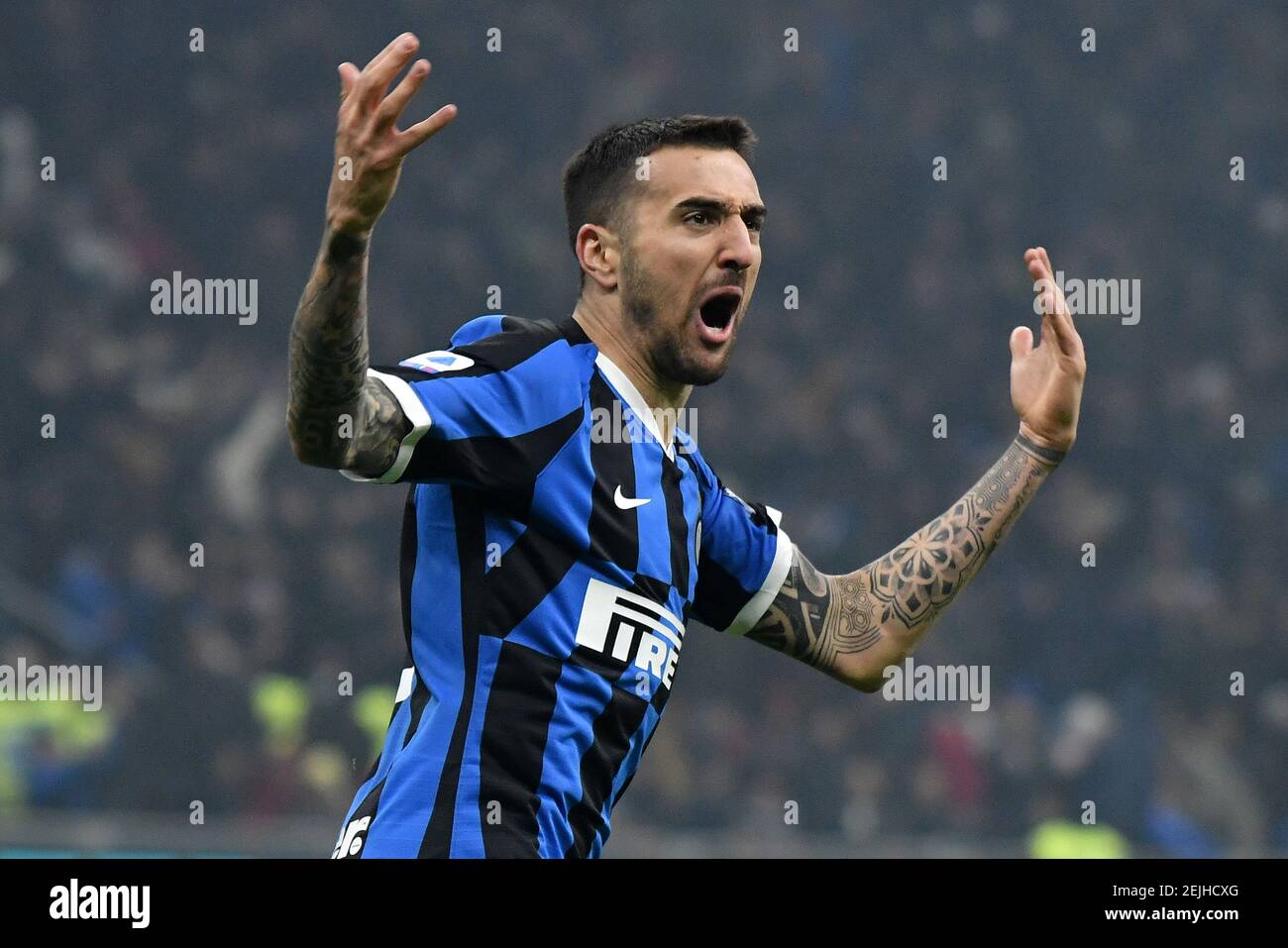 Matias Vecino Of Fc Internazionale Celebrates After Scoring The Goal Of 2 2 For His Side