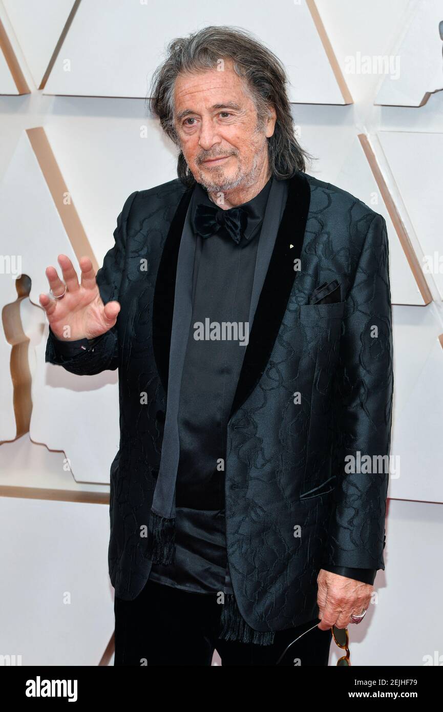Al Pacino walking on the red carpet at the 92nd Annual Academy Awards