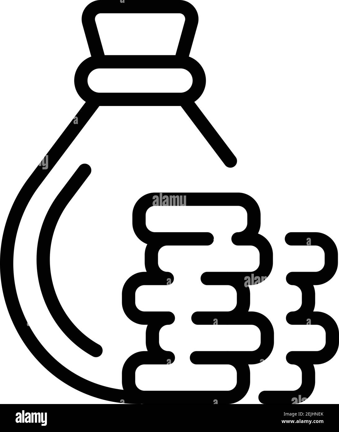 Investment icon. Outline investment vector icon for web design isolated ...