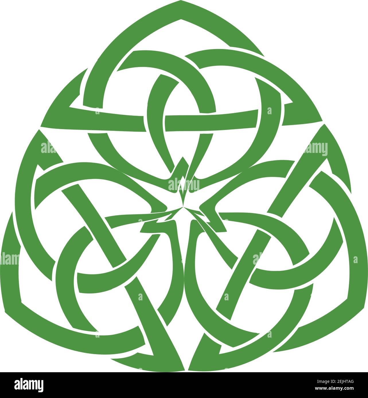 Heart and Celtic trinity knot, vector Stock Vector Image & Art Alamy