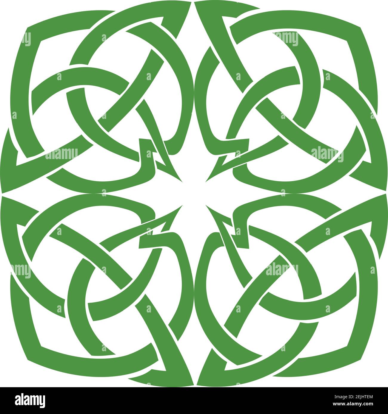 Heart and Celtic trinity knot, vector Stock Vector Image & Art Alamy