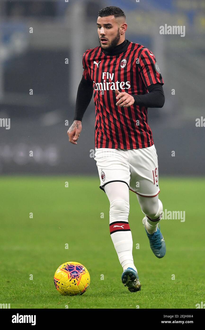 Theo Hernandez of AC Milan Milano 09/02/2020 Stadio San Siro Football ...