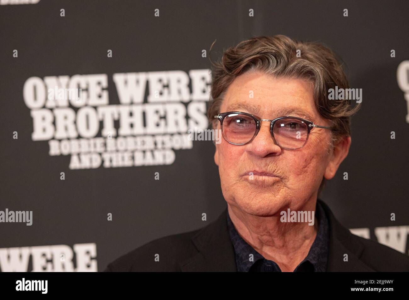 Robbie Robertson is seen during red carpet arrivals for the New York