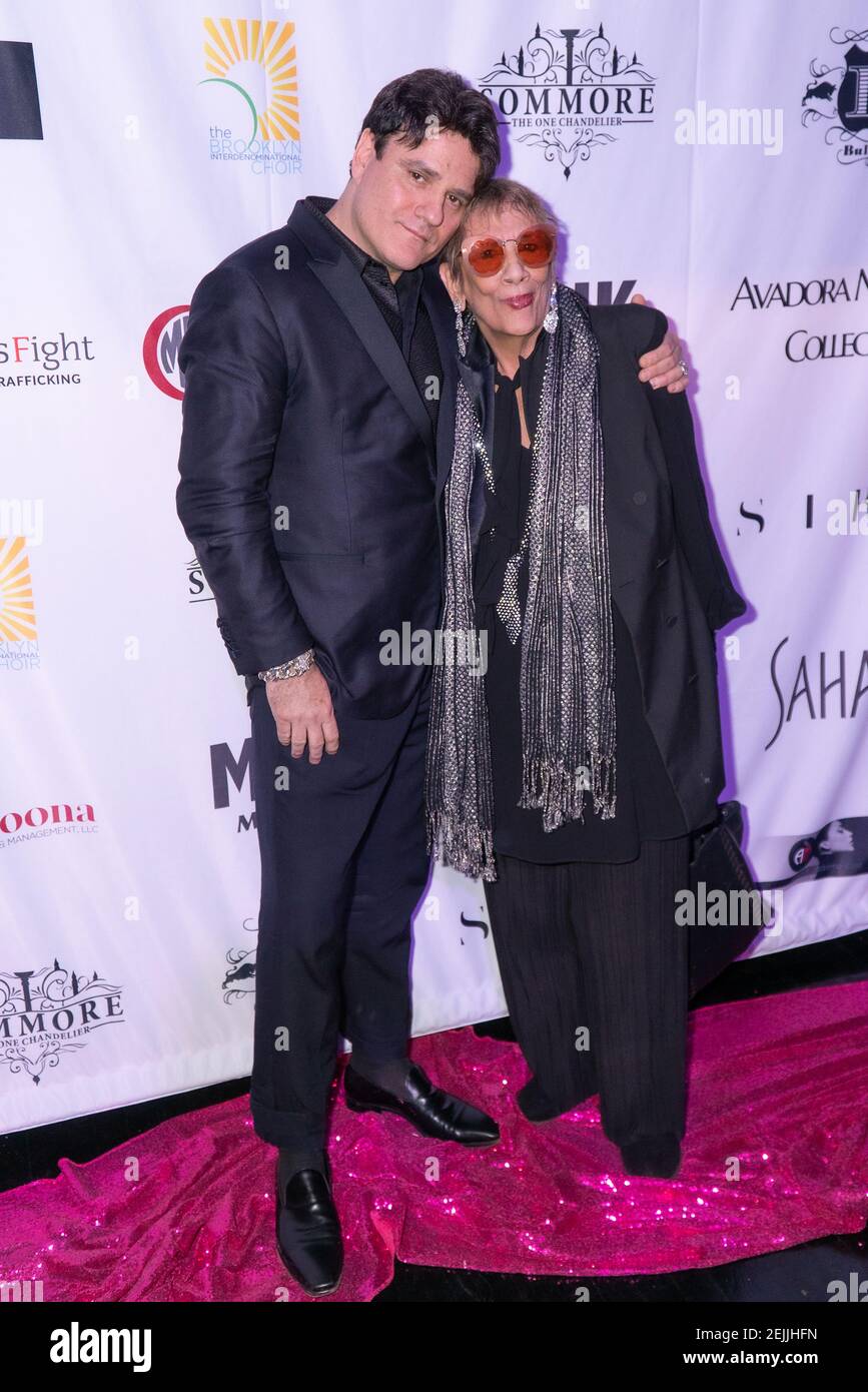 Gregory Petan and Lucia Kaiser attend the Carol Galvin Foundation's NYFW Women's Cancer Fundraising Gala at Rumi's Event Center in New York, NY on February12, 2020. (Photo by David Warren /Sipa? USA) Stock Photo