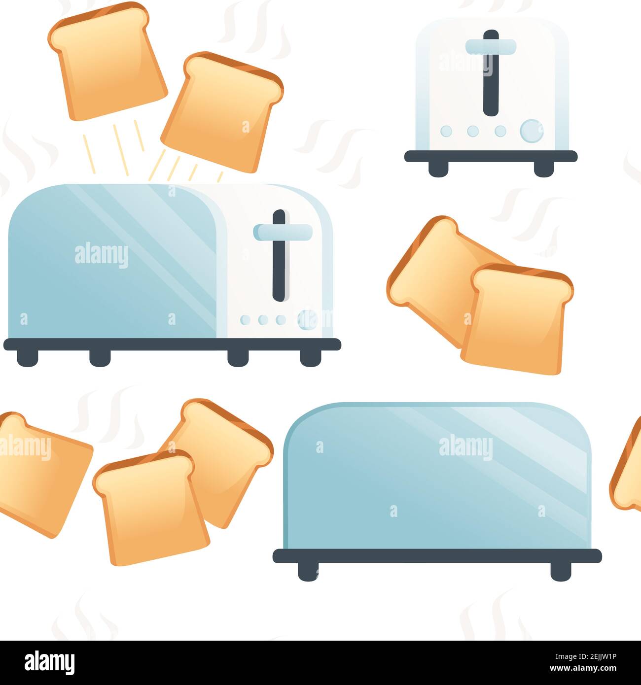 Seamless pattern metal glossy toaster for home usage toaster from ...