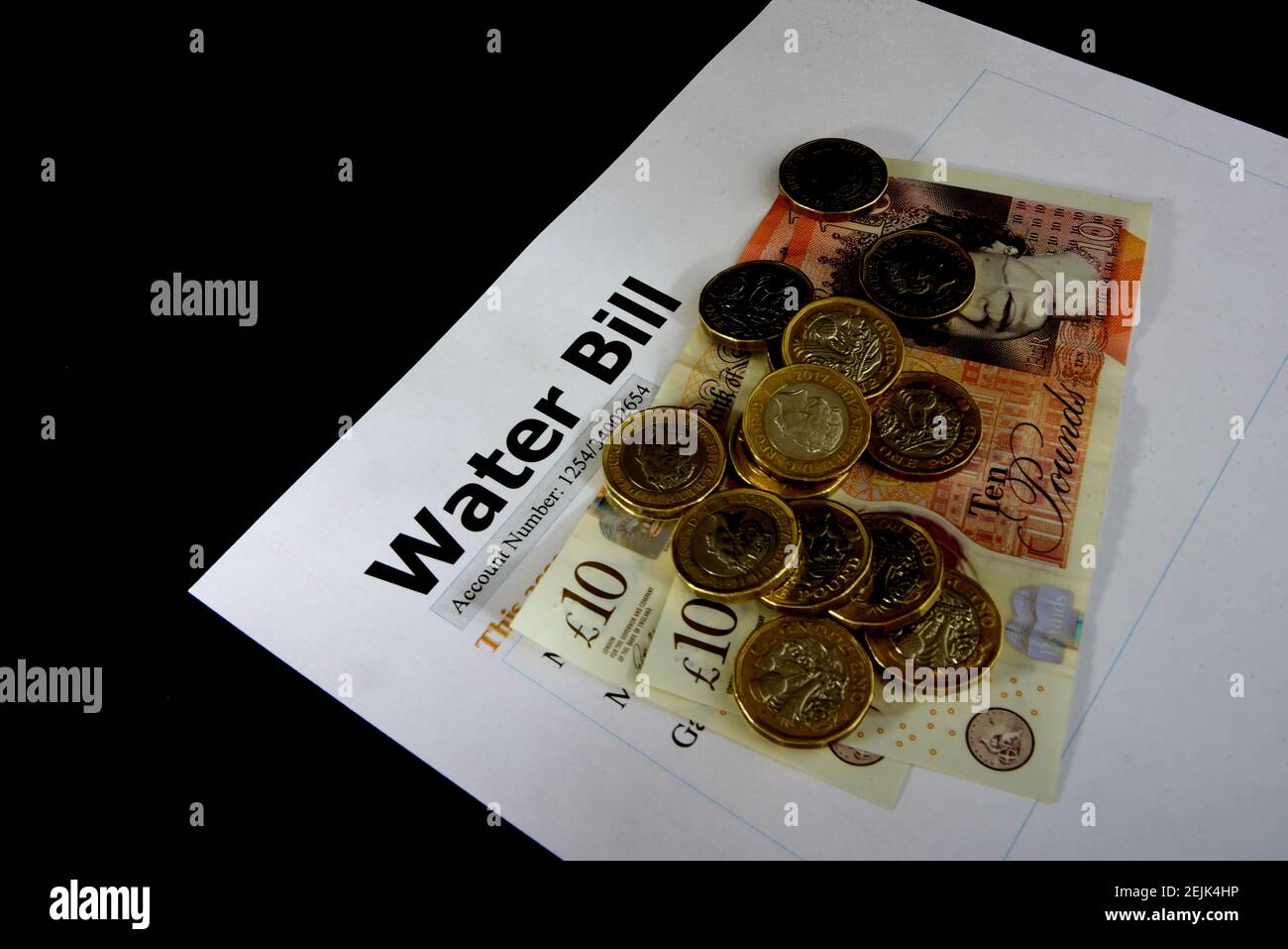 Water bill charges hires stock photography and images Alamy