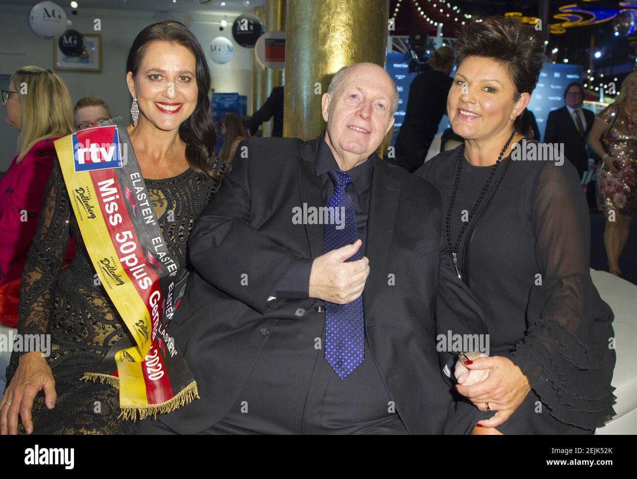 Rust, Germany - February 15, 2020: Miss Germany Beauty Pageant Election at Europa-Park with Reiner Calmund, Miss Germany CEO Ines Klemmer and Miss 50plus (Photo by Mandoga Media/Sipa USA) Stock Photo