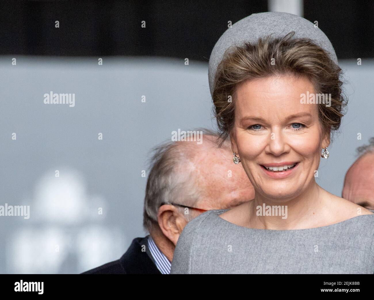 Queen Mathilde during the annual Eucharistic celebration in memory of