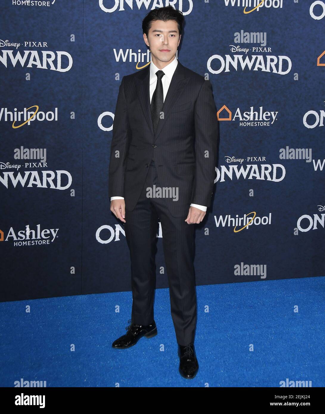 Naphat Siangsomboon arrives at the Disney And Pixar's ONWARD World ...