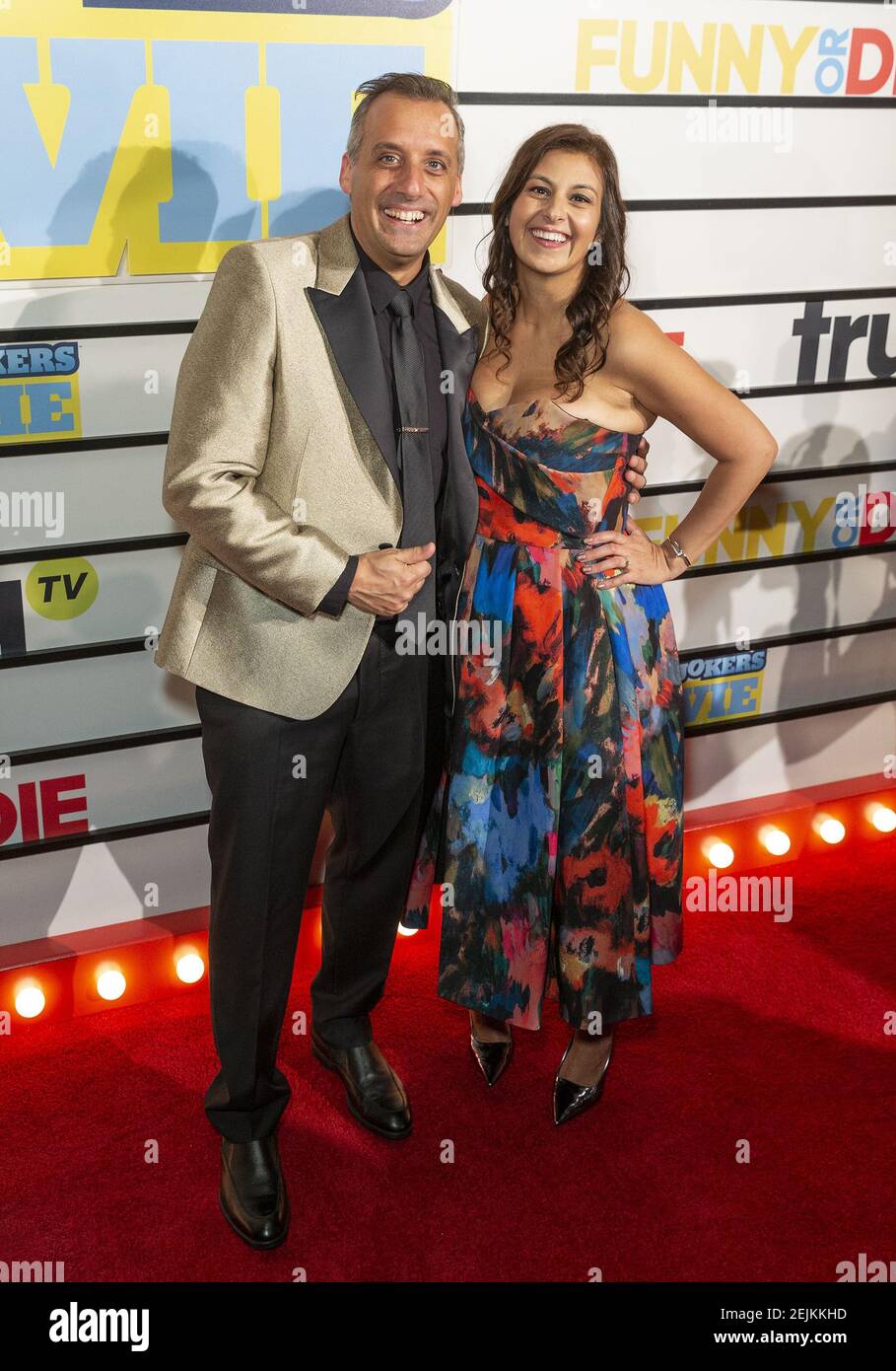 Joseph Gatto and Bessy Gatto attend premiere of Impractical Jokers: The