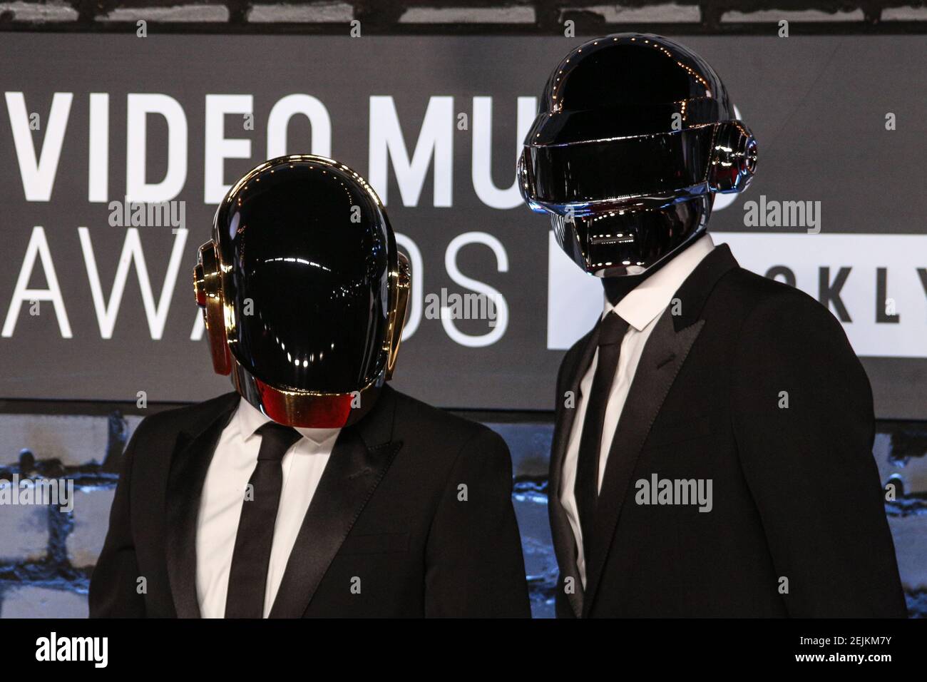 Thomas Bangalter and GuyManuel de HomemChristo of Daft Punk attend the 2013 MTV Video Music