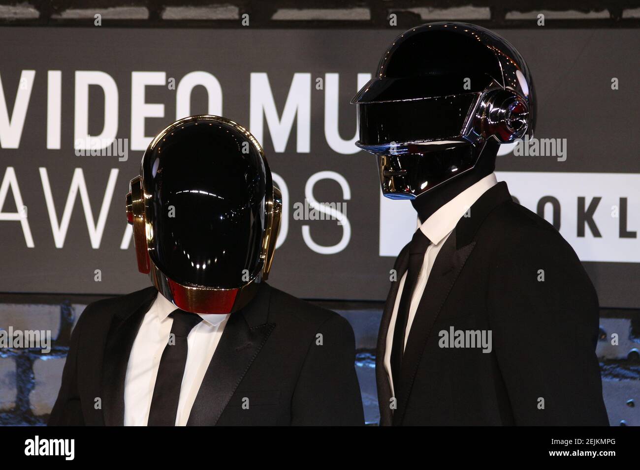 Thomas Bangalter and GuyManuel de HomemChristo of Daft Punk attend the 2013 MTV Video Music
