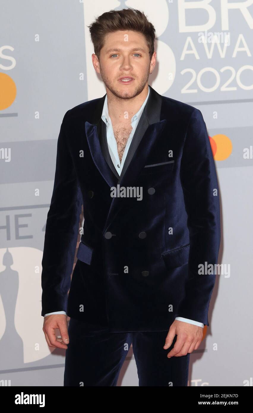 Niall Horan attends the 40th Brit Awards Red Carpet arrivals at The O2