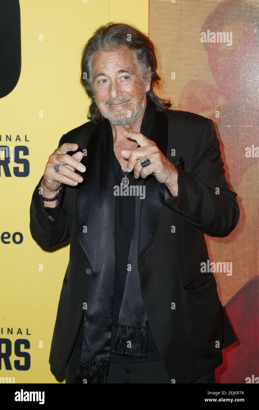 Al Pacino walking the red carpet at the Premiere of Amazon Prime Video ...