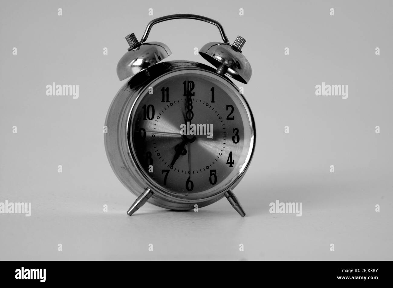 Time management concept vintage alarm clock Stock Photo Alamy