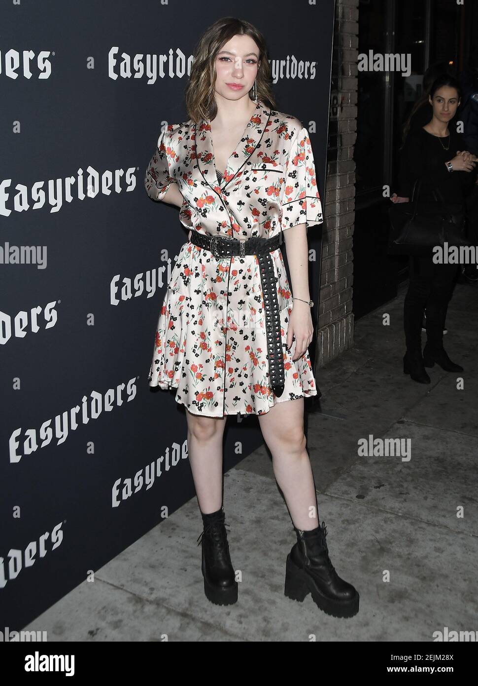 Katelyn Nacon arrives at the EASYRIDERS Magazine 50th Anniversary held