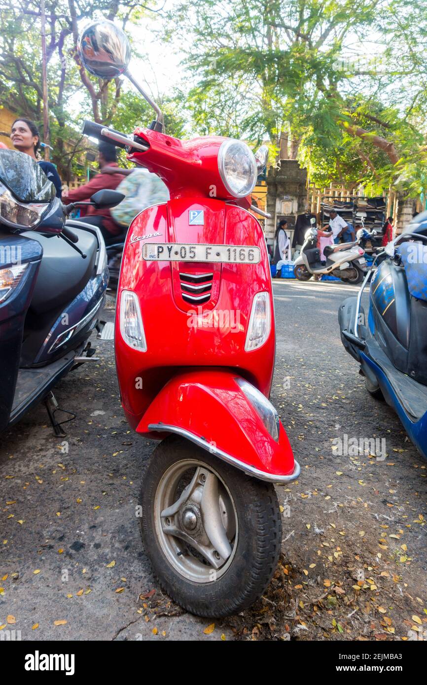 Scooter pondicherry hires stock photography and images Alamy