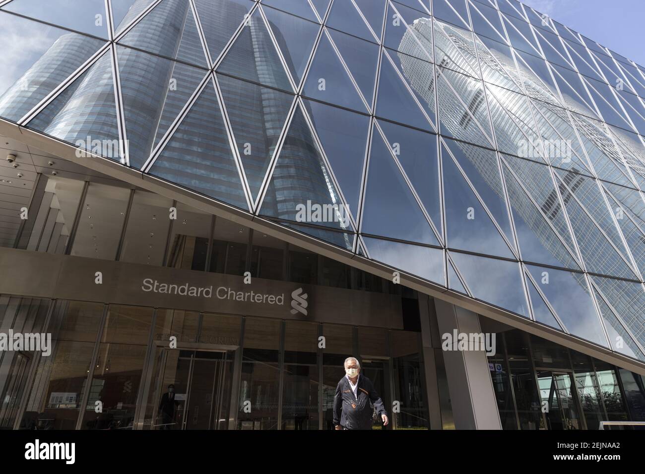 Standard chartered bank exchange square hires stock photography and