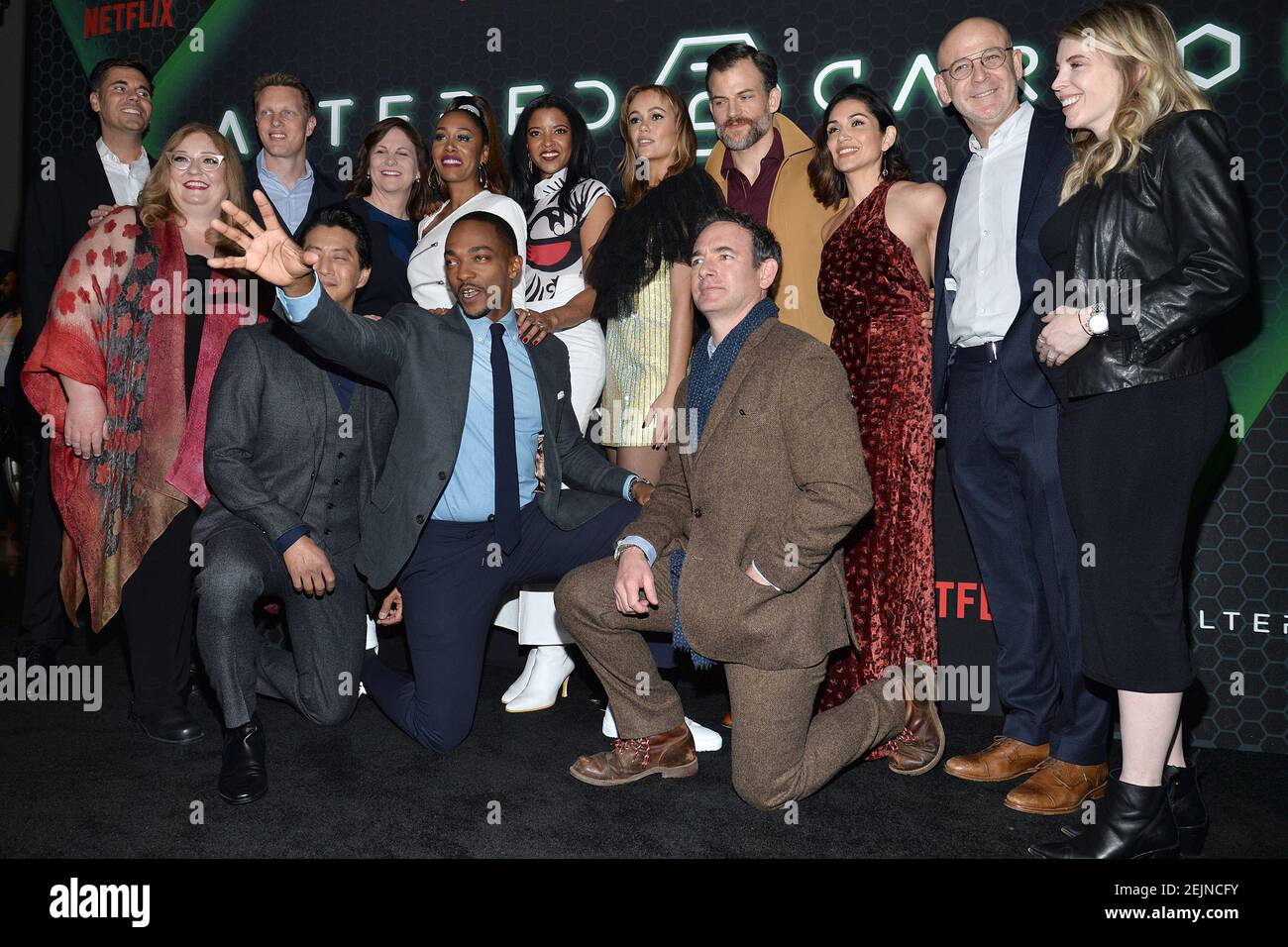 (L-R) Producers and cast of Netflix’s “Altered Carbon” Season 2 attend