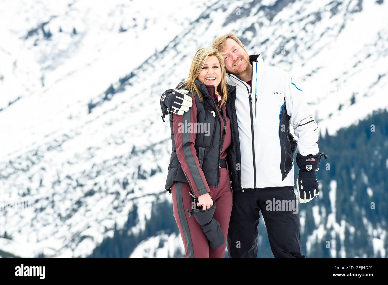 King Willem-Alexander and Queen Maxima during the annual winter Royal ...