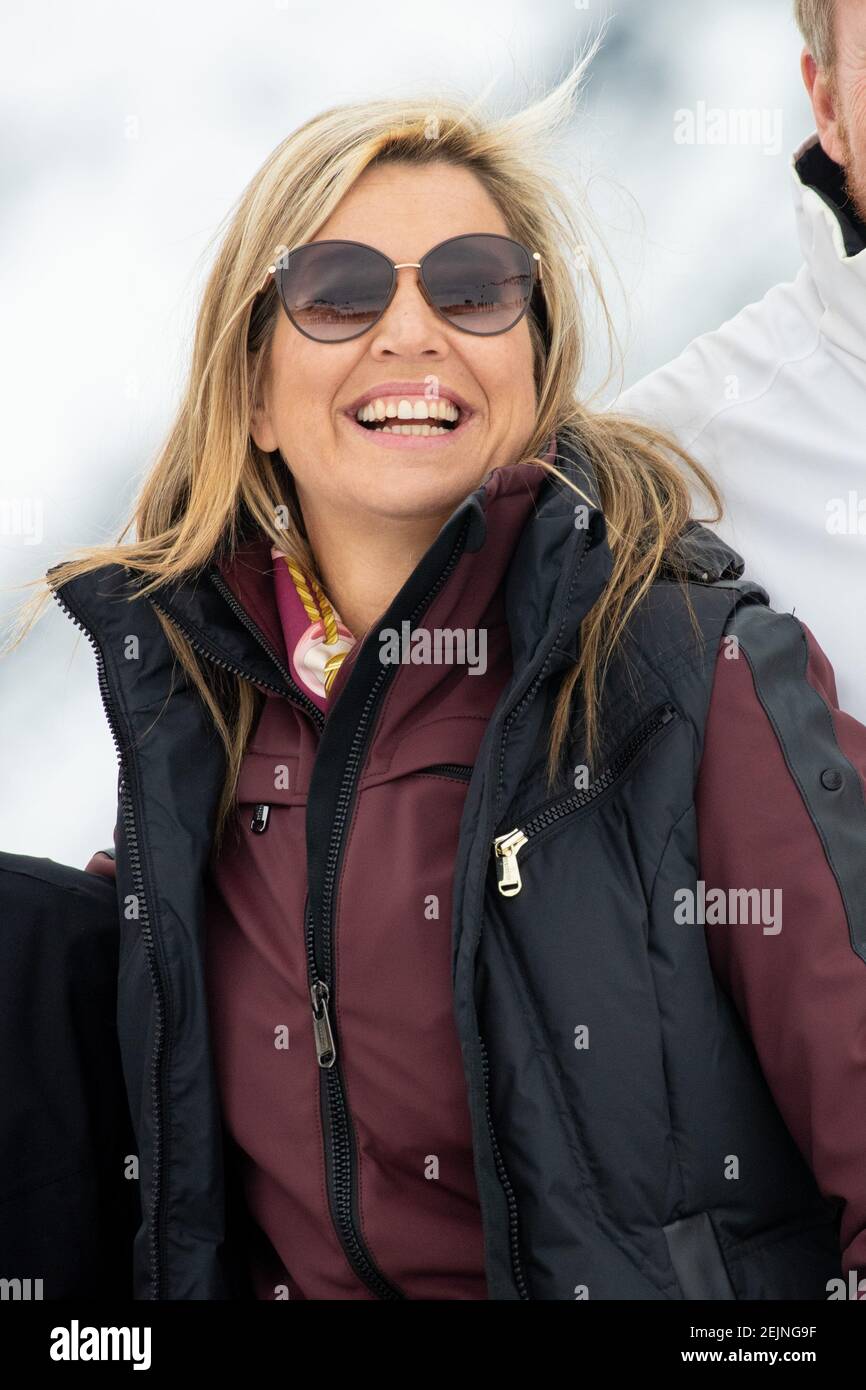 Queen Maxima of the Netherlands during the annual winter Royal ...
