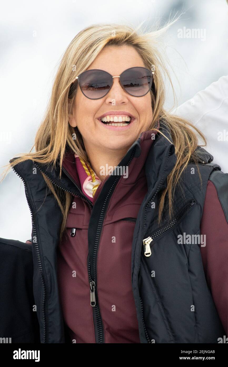 Queen Maxima of the Netherlands during the annual winter Royal ...