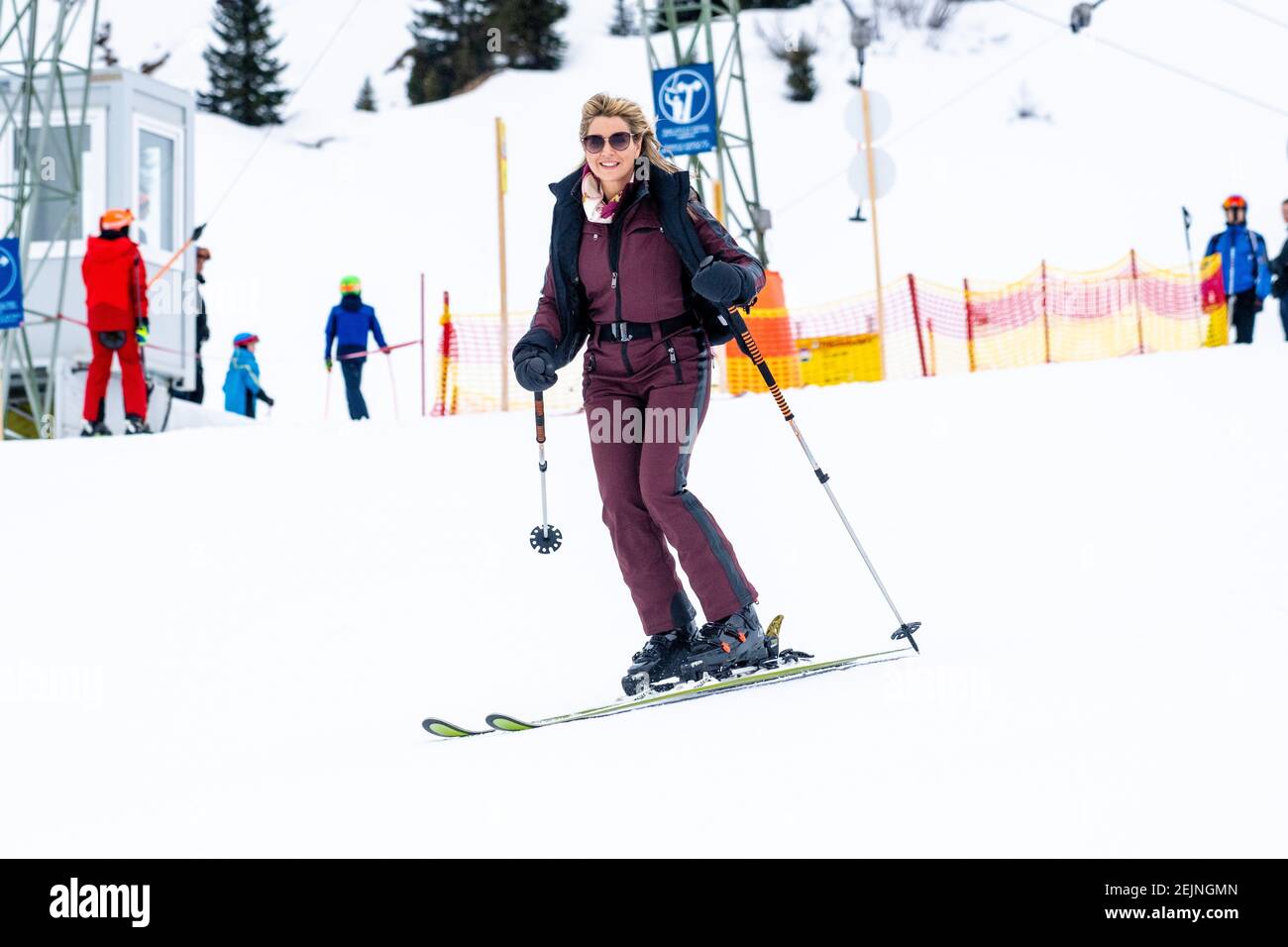 Queen Maxima of the Netherlands during the annual winter Royal ...