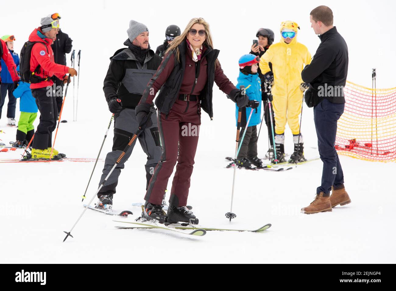 Queen Maxima of the Netherlands during the annual winter Royal ...