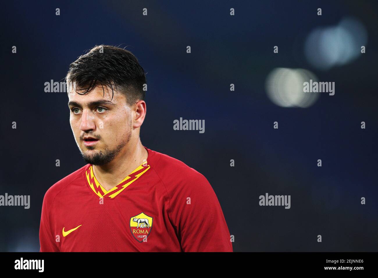 Cengiz Roma Cengiz Under of Roma reacts during the Italian championship Serie A ...