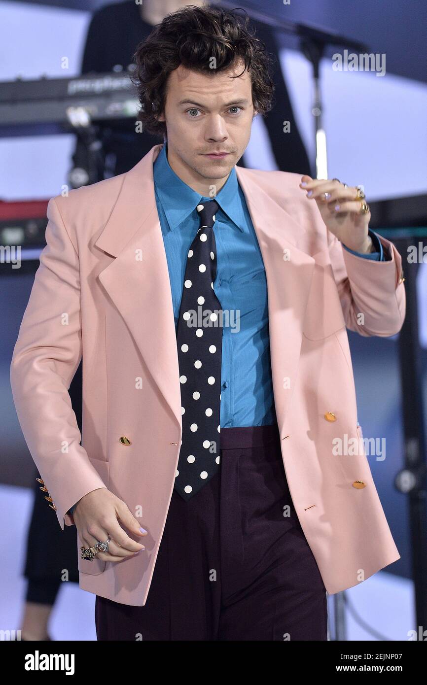 Singer Harry Styles performs live on NBC’s TODAY show at Rockefeller