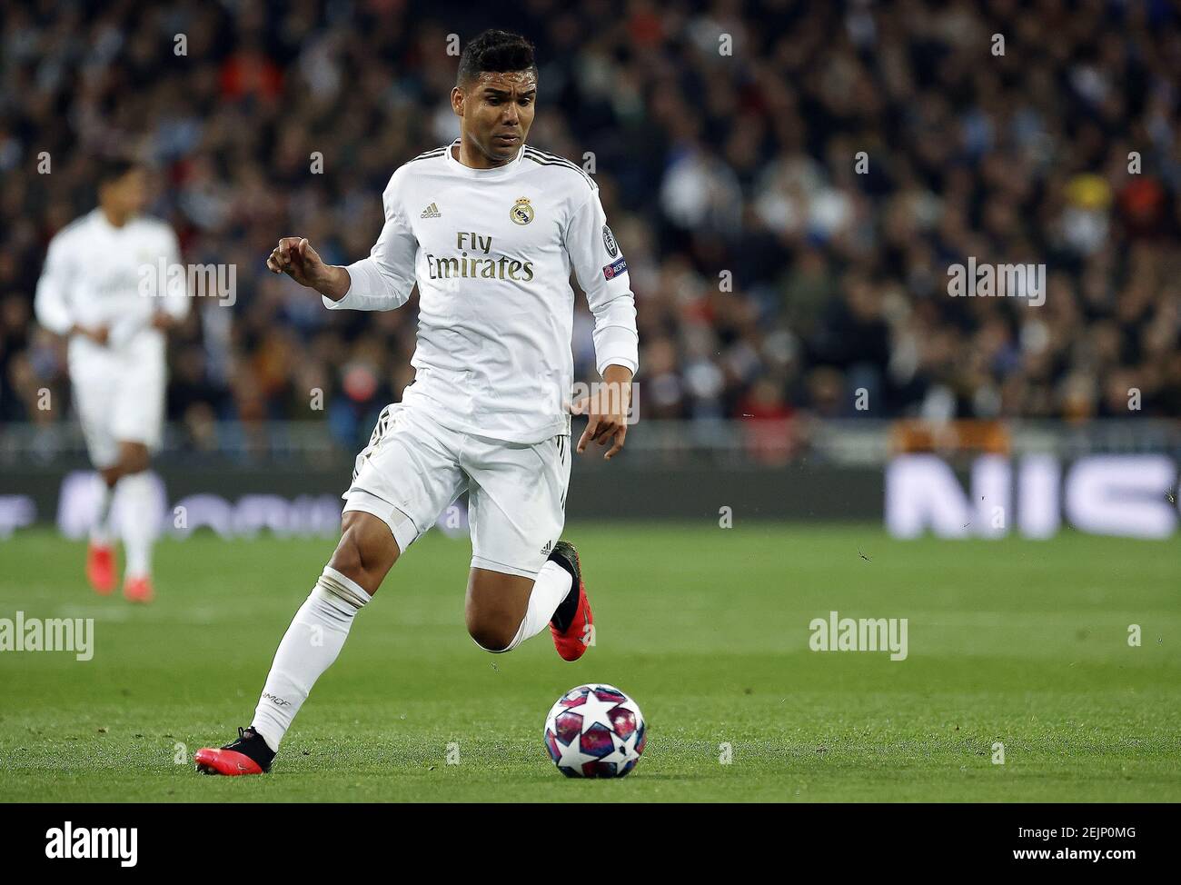 Real Madrid CF s Carlos H Casemiro During UEFA Champions League Match real-madrid-cf-s-carlos-h-casemiro-during-uefa-champions-league-match