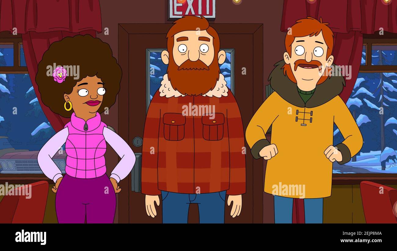 THE GREAT NORTH, from left Honeybee (voice Dulce Sloan), Beef Tobin