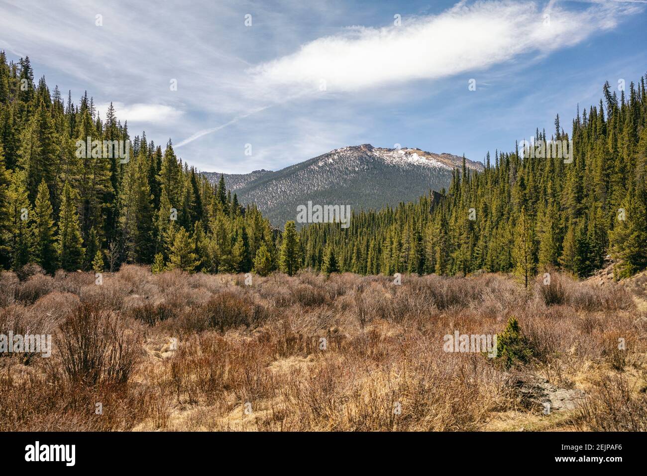 Bison Peak in the Lost Creek Wilderness, Colorado Stock Photo
