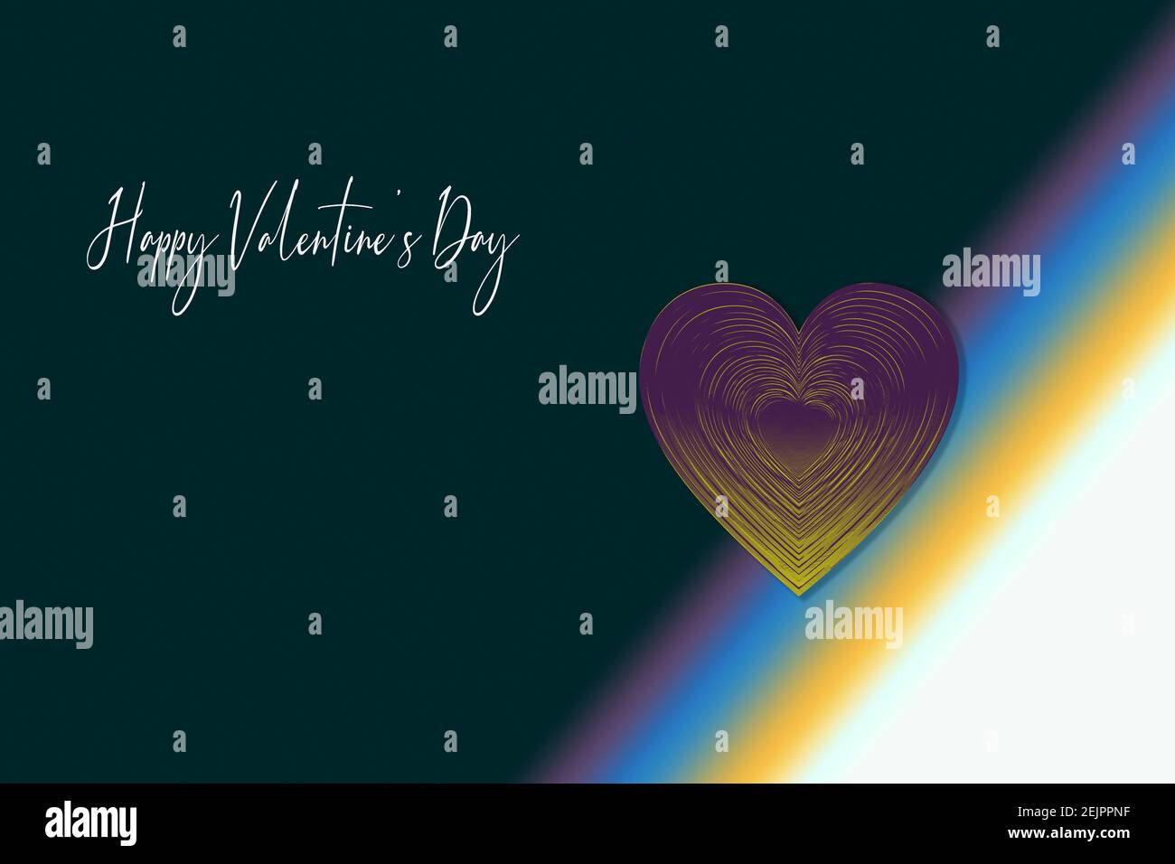 Heart for Valentines Day card greeting concept,  Background. Stock Photo