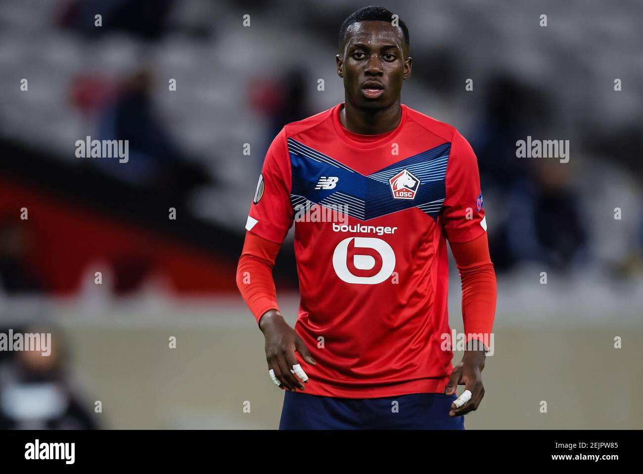 LILLE, FRANCE - FEBRUARY 18: Timothy Weah of LOSC Lille during the UEFA  Europa League match between Lille OSC and Ajax at Stade Pierre Mauroy on  Febru Stock Photo - Alamy