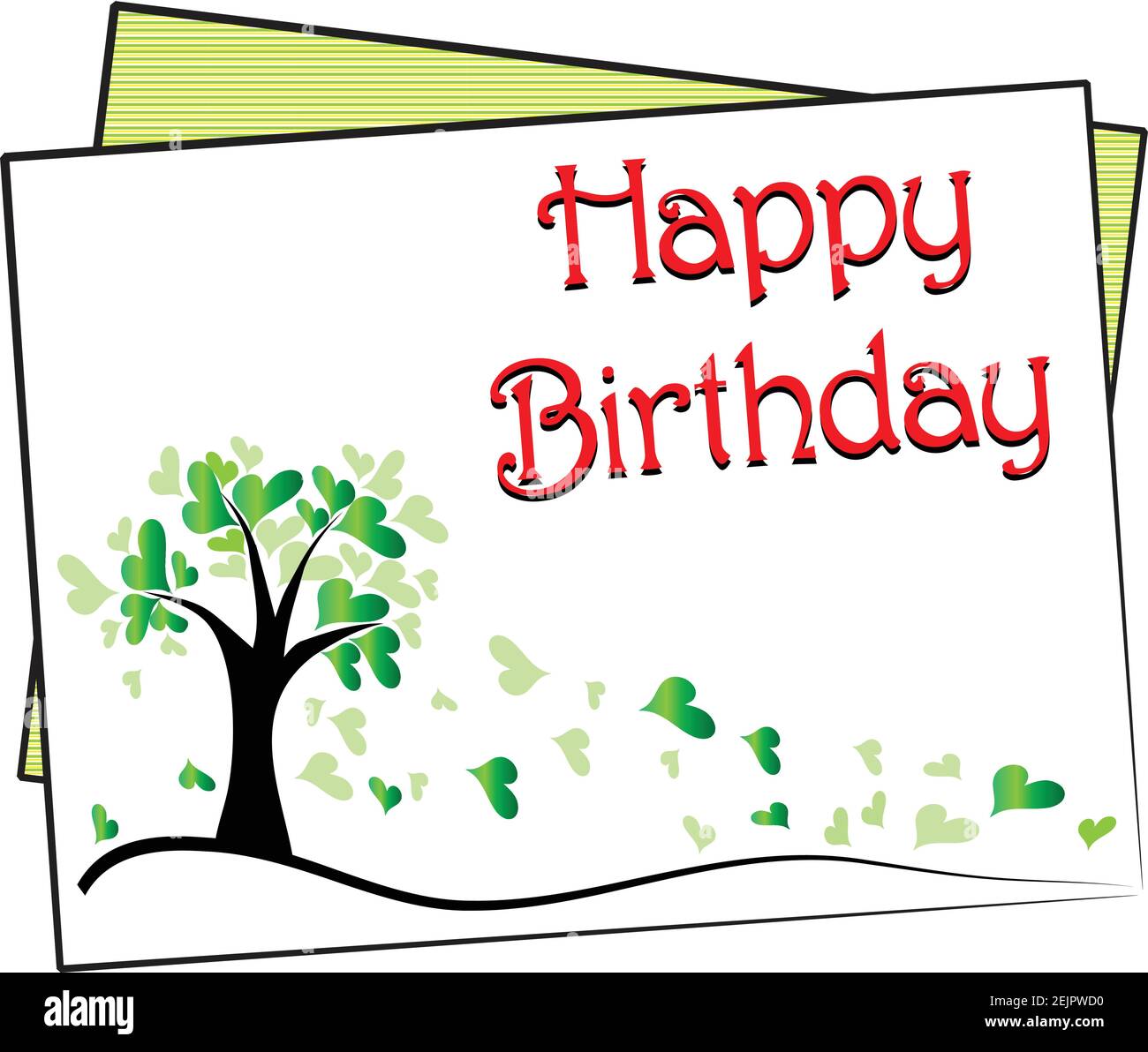 Birthday card vector vectors Cut Out Stock Images & Pictures - Page 2 -  Alamy