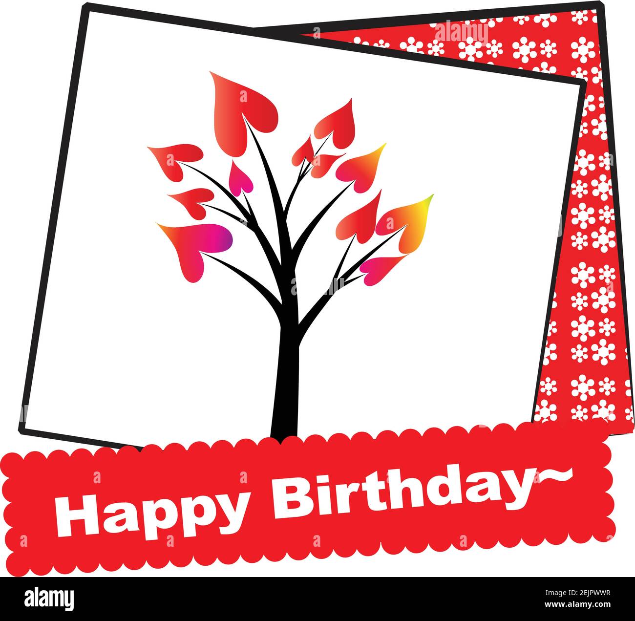 vector happy birthday card Stock Vector