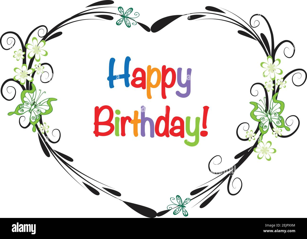 vector happy birthday card Stock Vector