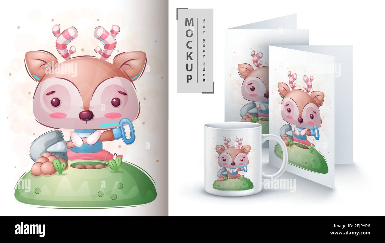 Poster Animal Crossing. Merchandising
