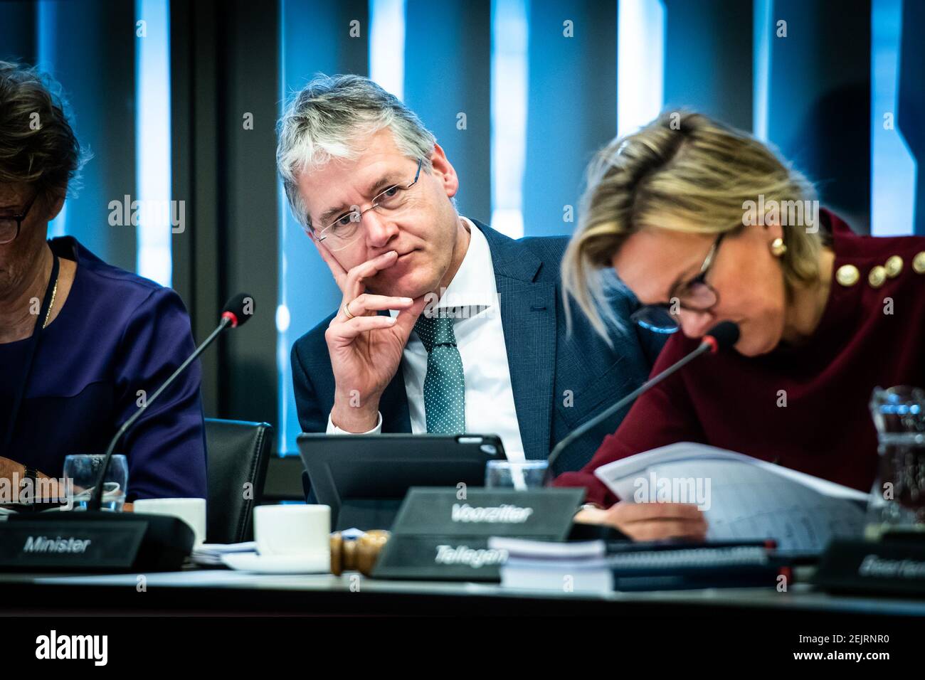 DEN HAAG, 05-03-2020, General consultation on education, culture and science (OCW). Minister voor Basis en Voortgezet Onderwijs en Media Arie Slob. (Photo by Pro Shots/Sipa USA) Stock Photo