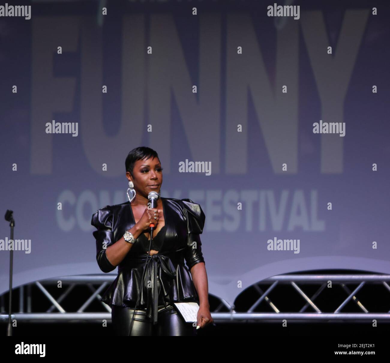 Comedian Sommore performs at The Fabulously Funny Comedy Festival at